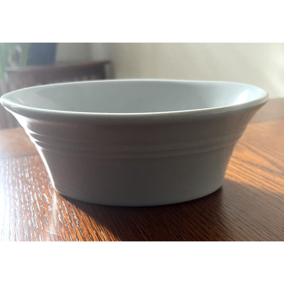 Mason Cash Pottery Bakeware Gray Individual Pie Casserole Baking Dishes Oval 7" - Picture 5 of 8